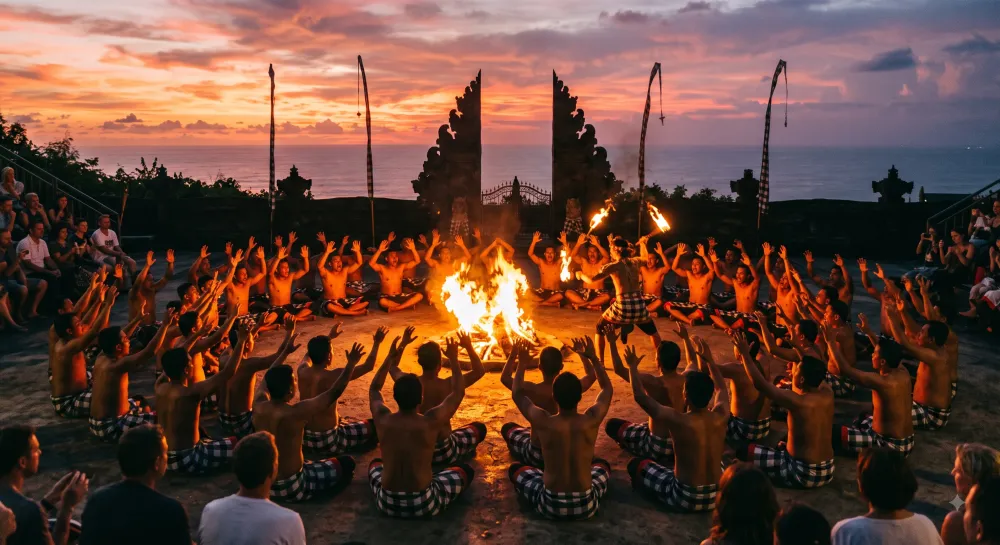 Menonton Tari Kecak