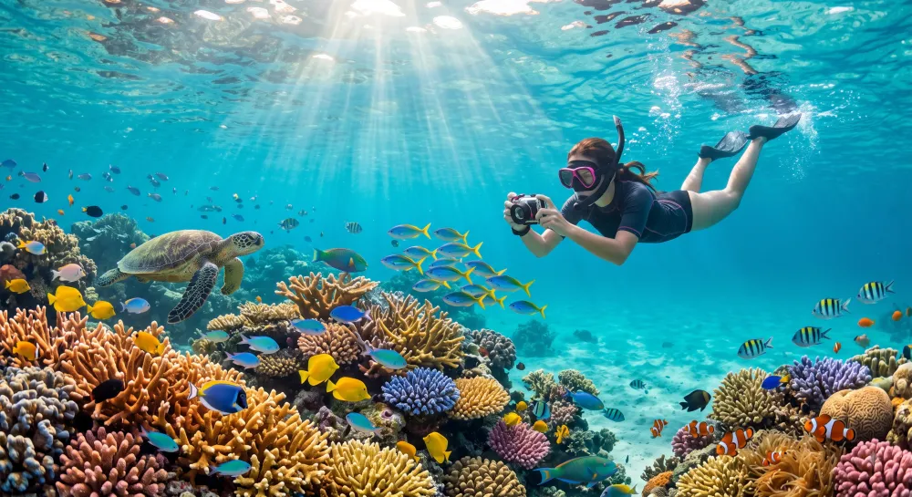Snorkeling Terumbu Karang